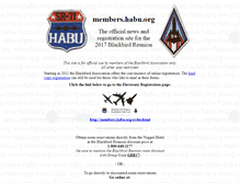 Tablet Screenshot of members.habu.org